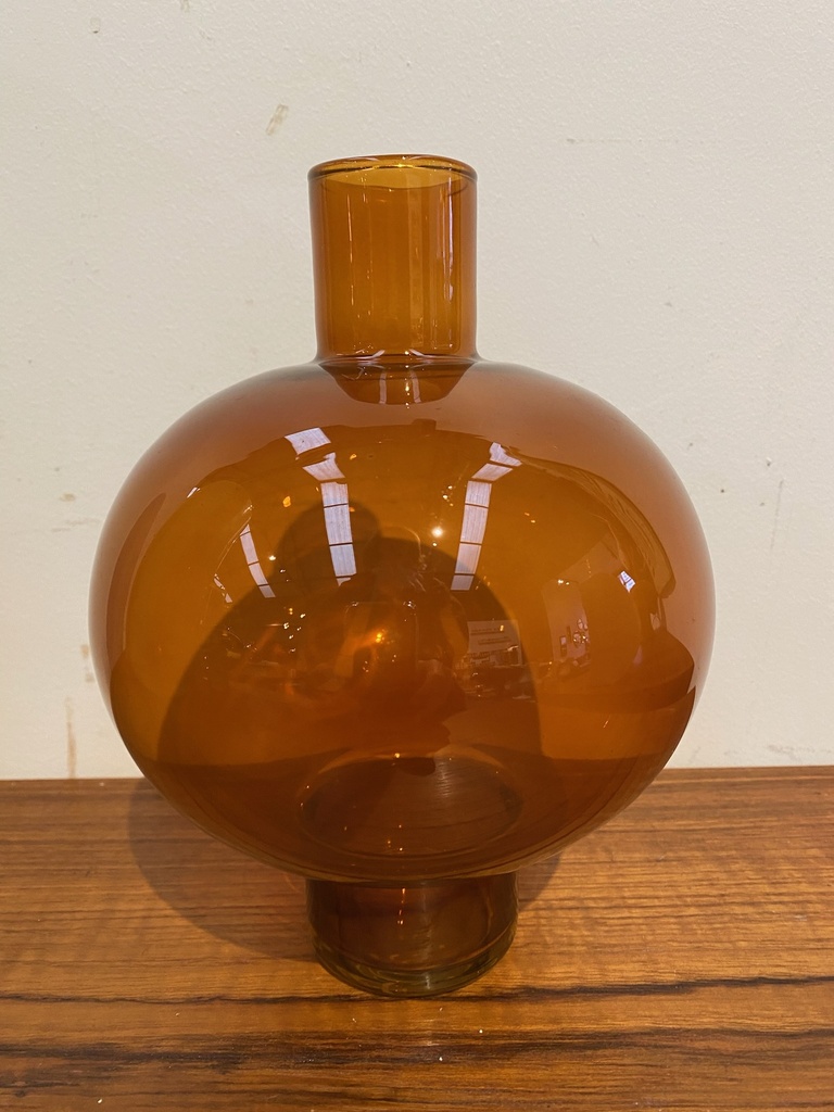 Vase Recyclé round verre D15.5x20