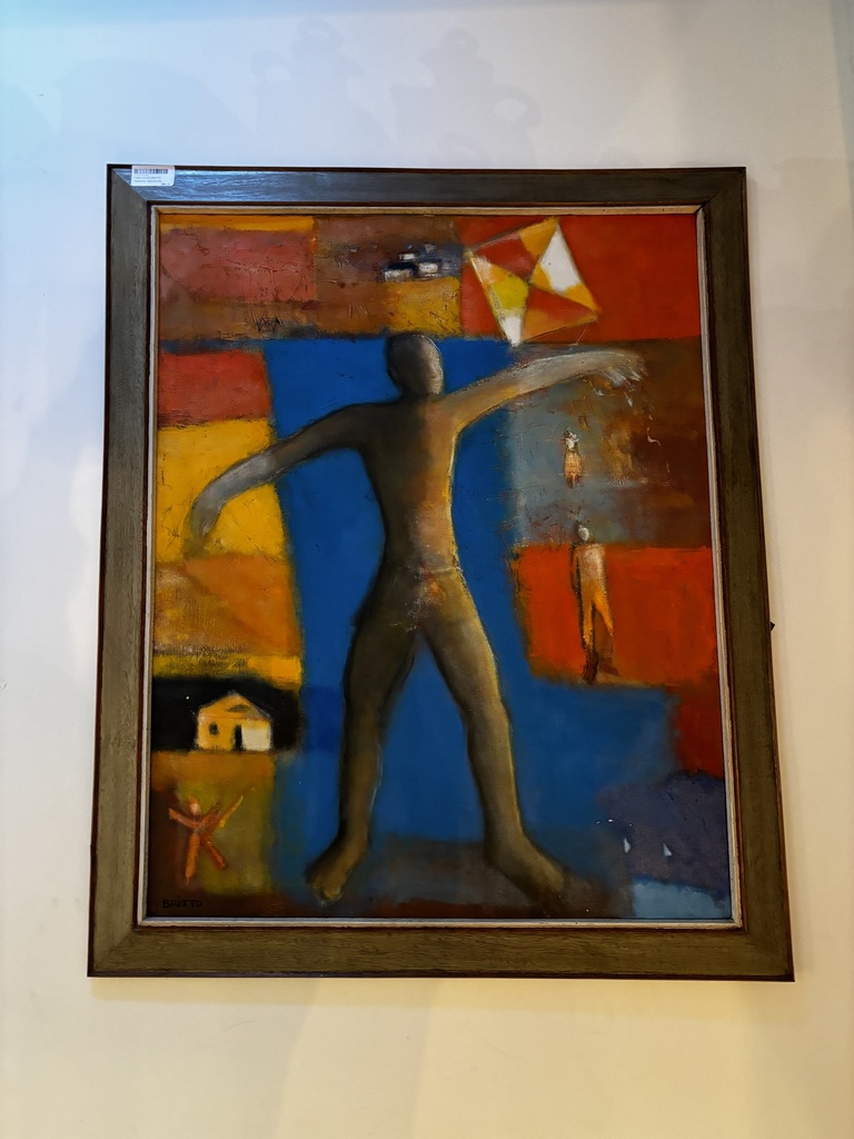 TABLEAU DE BRITTO "HOMME" 86X106 (H)