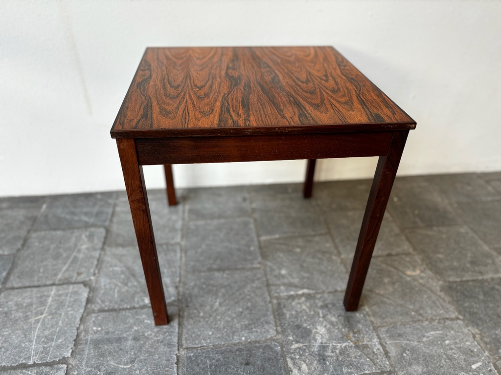 Table d'appoint en palissandre 46x46xh46cm