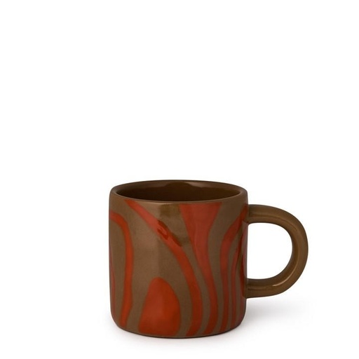 Tasse Ninka zebré grès 7.5xH8