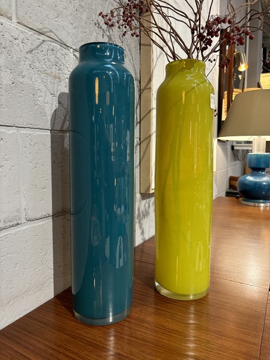 Vase Haut Jaune ou Bleu